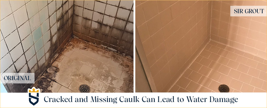 Cracked or Missing Caulk Can Lead to Water Damage