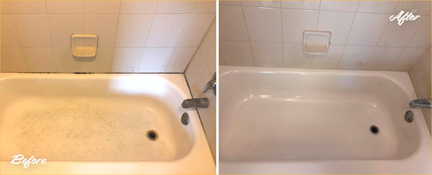 Our Professional Tile and Grout Cleaners in Orlando Performed an  Outstanding Restoration Giving This Shower a Revamped New Look