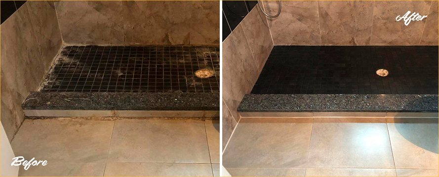 Shower Expertly Restored by Our Professional Tile and Grout Cleaners in Casselberry, FL