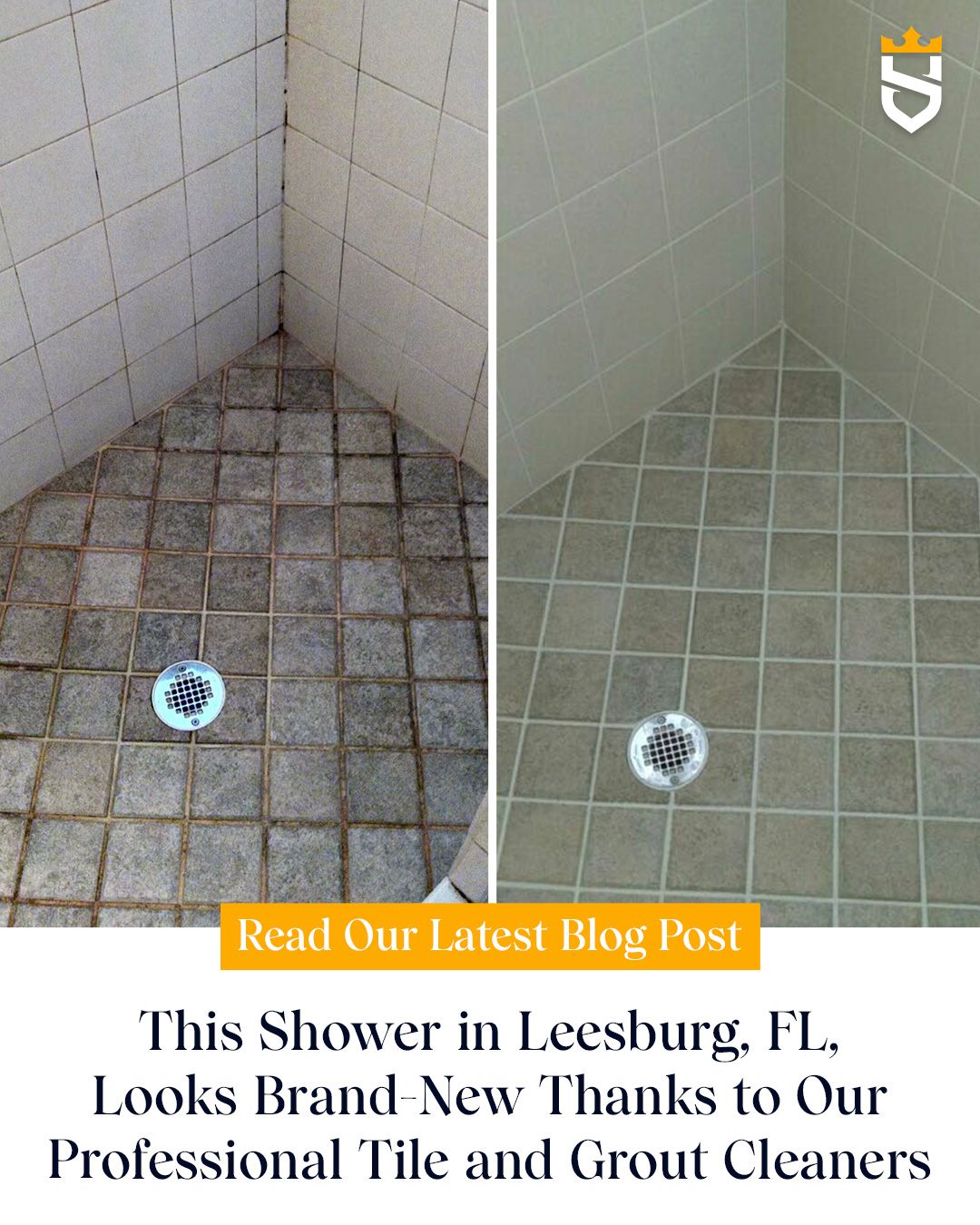 This Shower in Leesburg, FL, Looks Brand-New Thanks to Our Professional Tile and Grout Cleaners